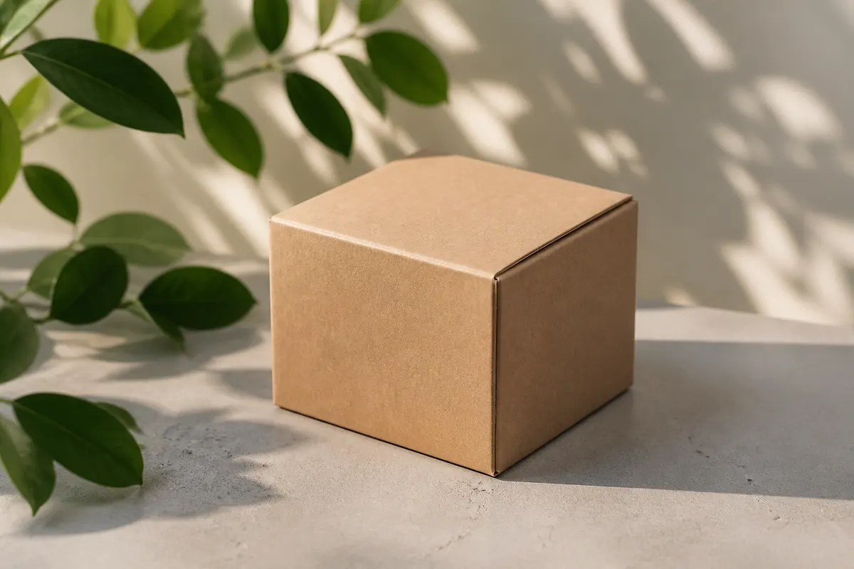 Sustainable & Eco-Friendly Packaging: Preview Kraft and Recycled Board in 3D — packaging preview thumbnail