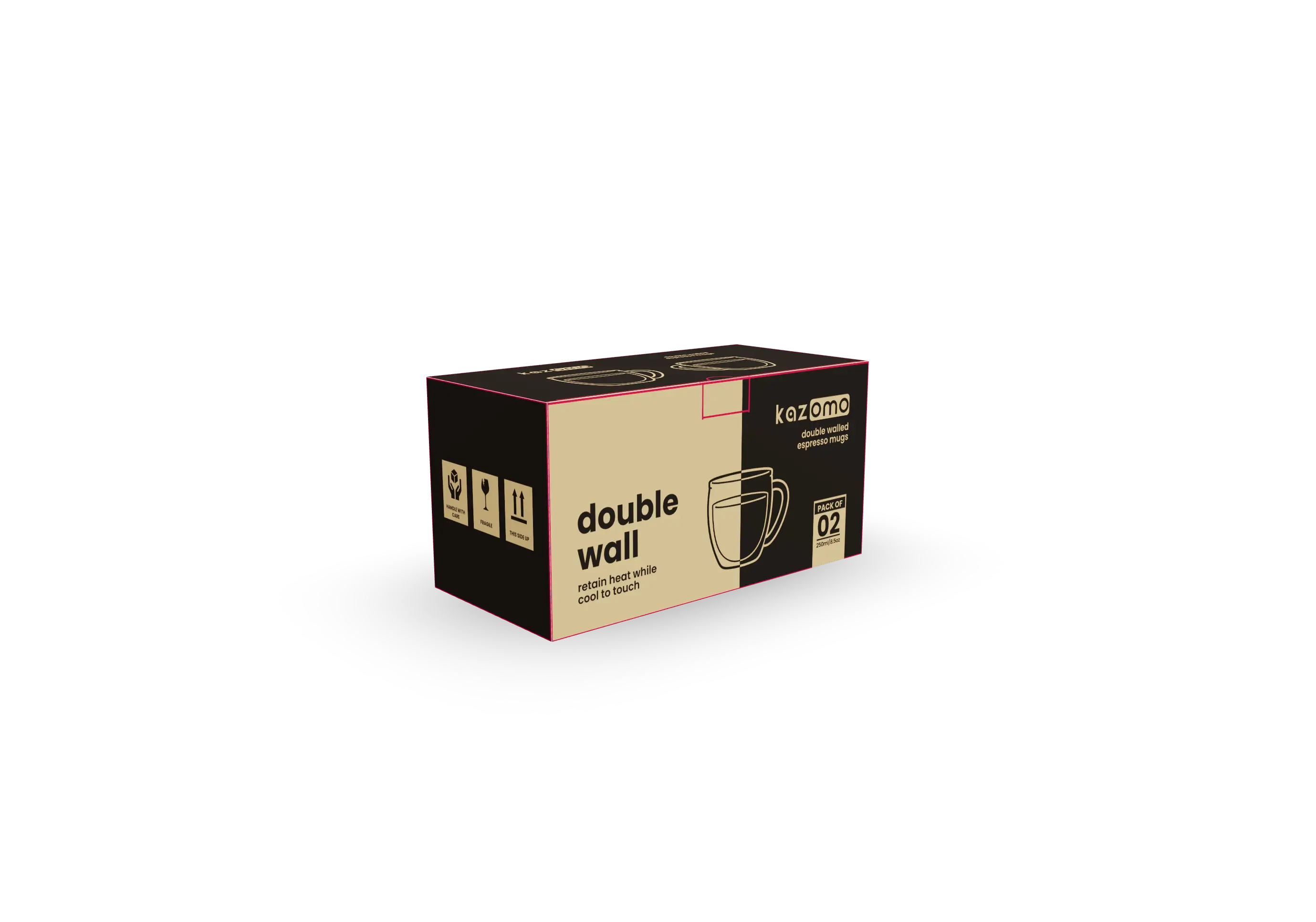 3D Box Studio interface with viewport and controls